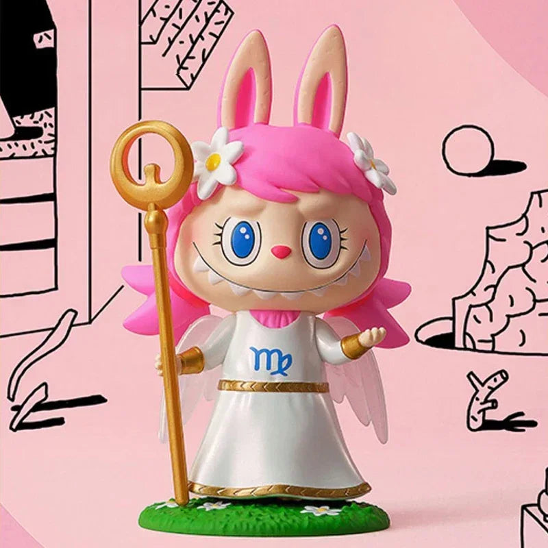 POP MART LABUBU THE MONSTERS Constellation Series Blind Box Toys Kawaii Anime Action Figure Surprise Mystery Box Dolls Girl Gift