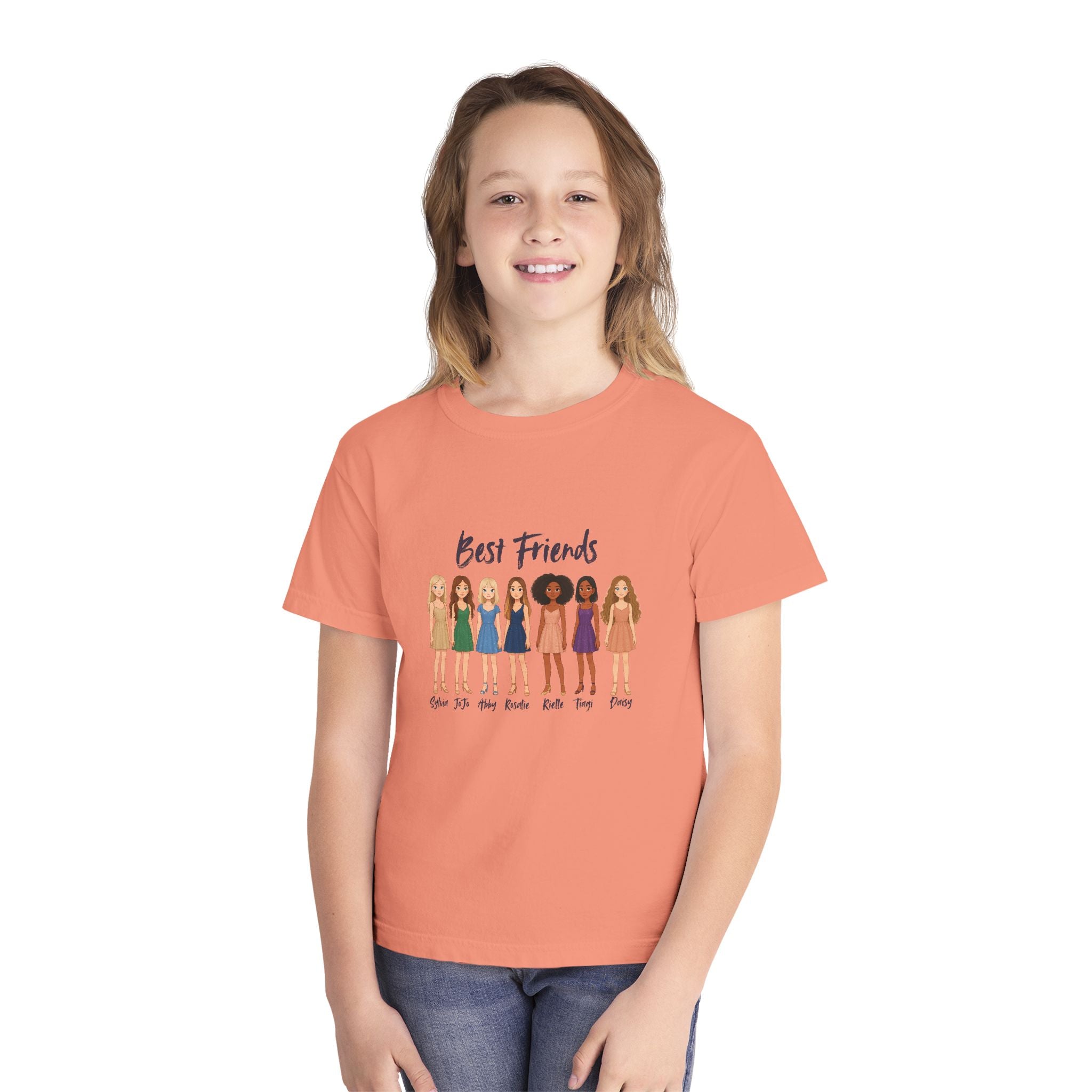 Sylvia's Best Friends Youth Midweight Tee - Design by Sylvia