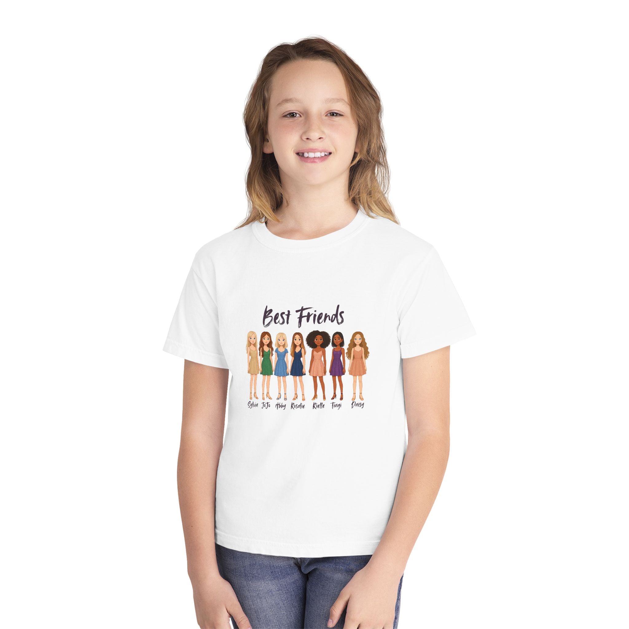 Sylvia's Best Friends Youth Midweight Tee - Design by Sylvia