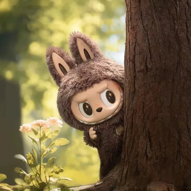 Authentic Pop Mart labubu zimomo Archangel and Big Boss series vinyl figurine Cute plush toy figurines of big kids xmas gifts