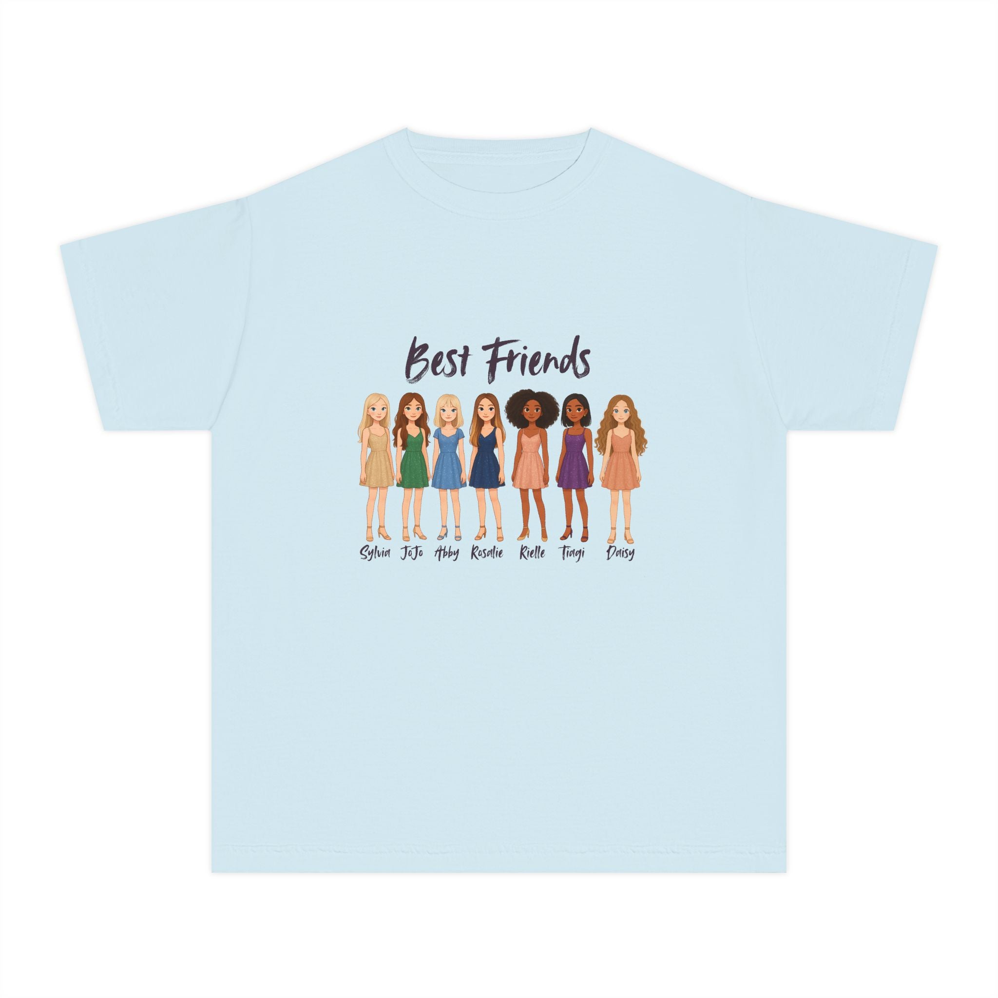 Sylvia's Best Friends Youth Midweight Tee - Design by Sylvia