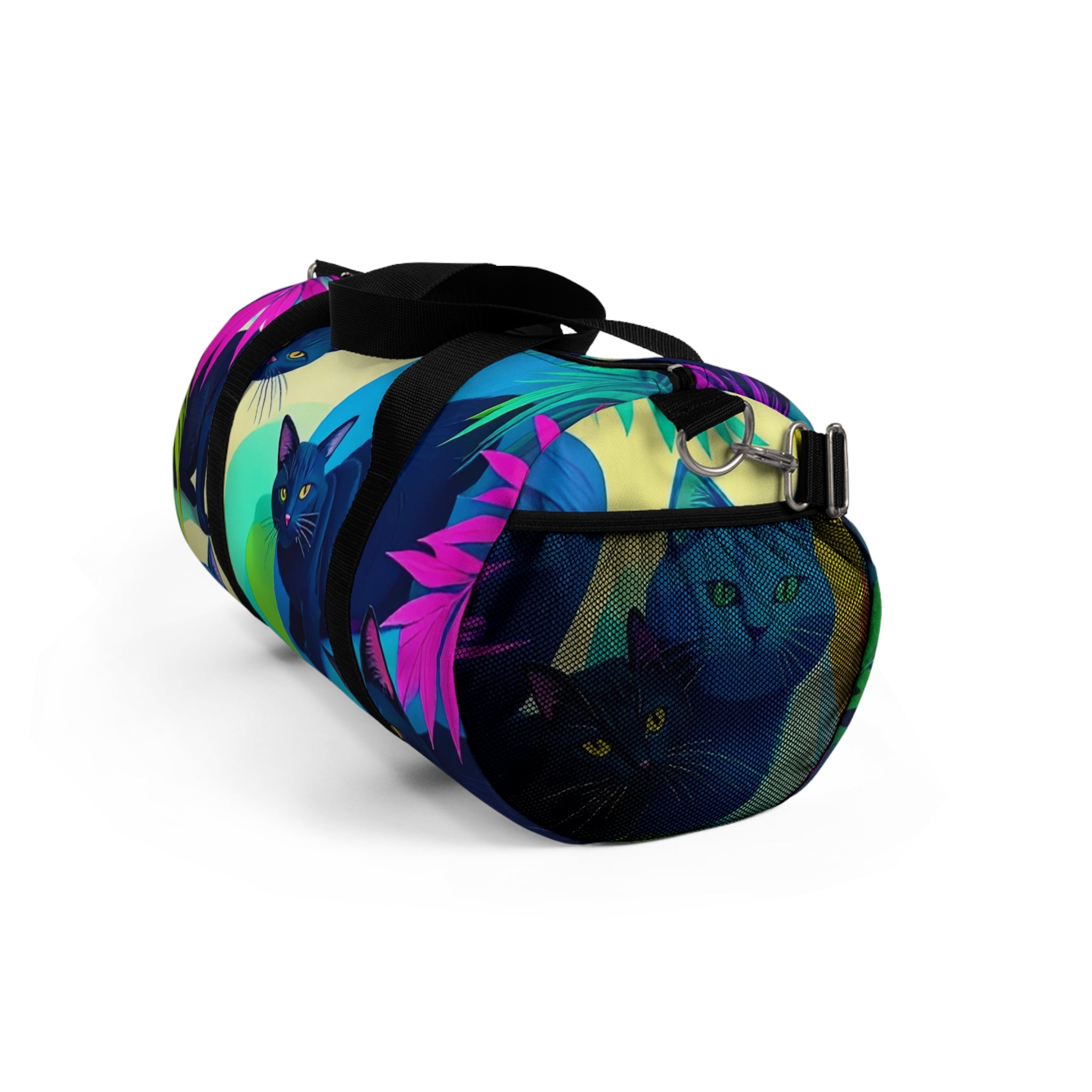 Sylvia's Black Cat Duffel Bag