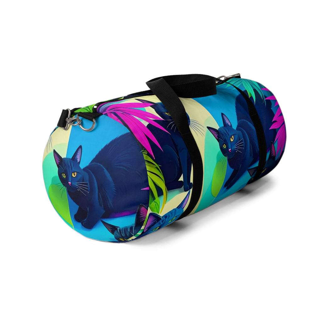 Sylvia's Black Cat Duffel Bag