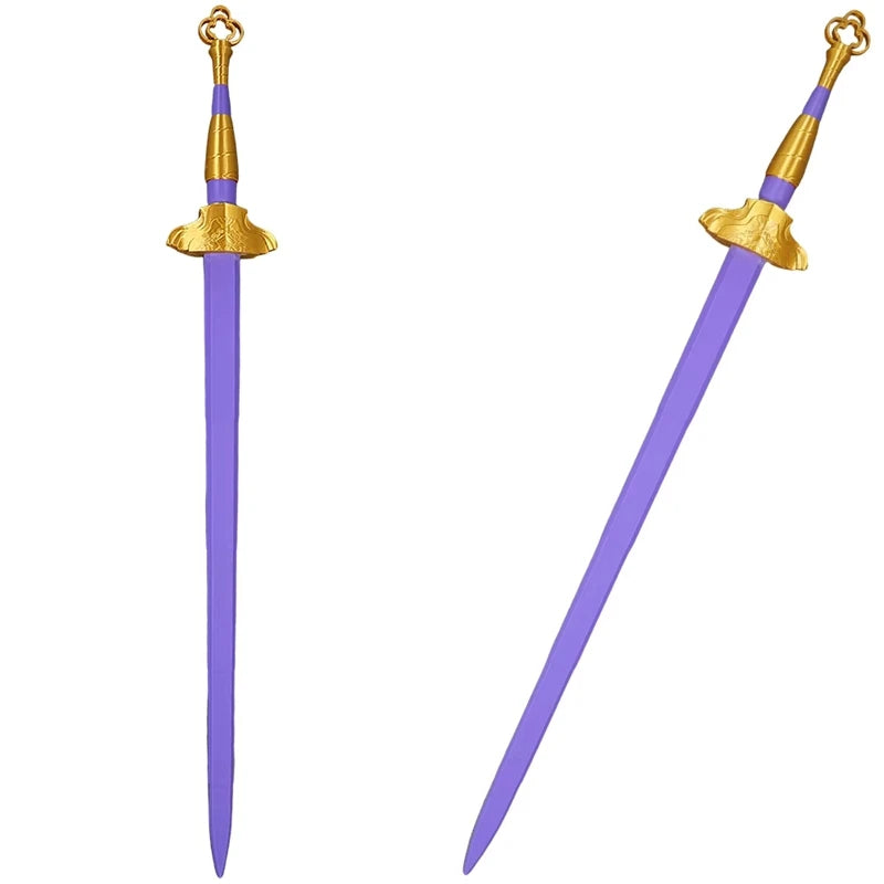 Rumi Sword KPOP Demons Hunter Cosplay Costume Accessories Arms Weaponns Long Knife Purple Sword Halloween Carnival Suit Props
