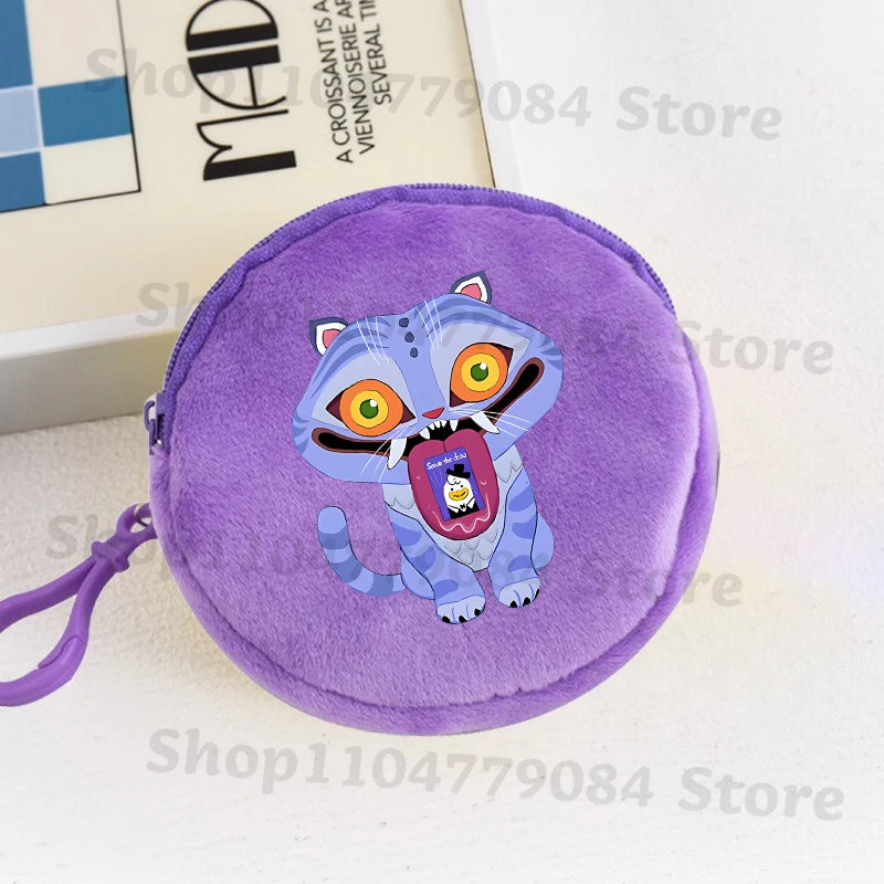 K-pop Demon Hunters Coin Purse Children Anime Cartoon Cute Money Bags Boys Girls Key Card Storage Mini Pouch Clutch Portable Bag