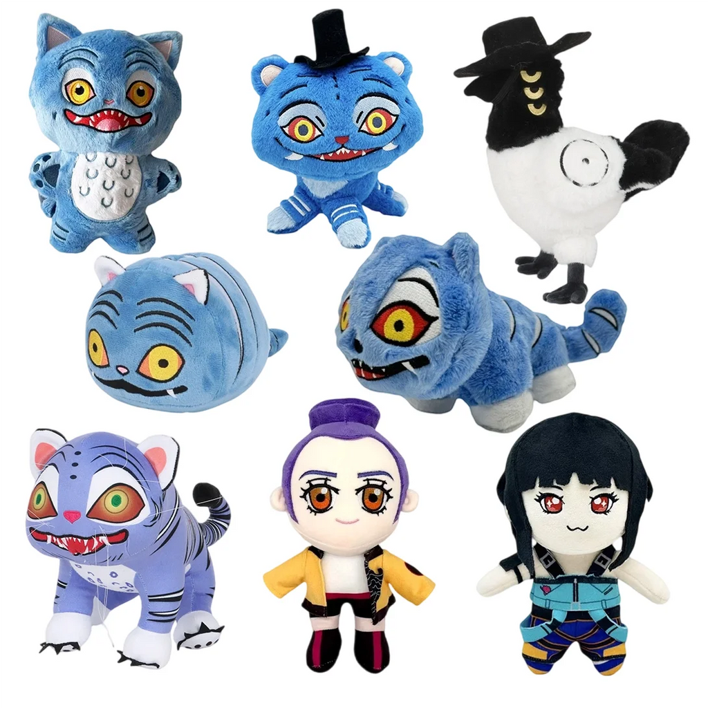 New Demon Hunters Tiger Plush Toy Demon Hunters Kpop Accessories Toy Tiger Plushie Doll K Pop Demon Hunters Merch Birthday Gift