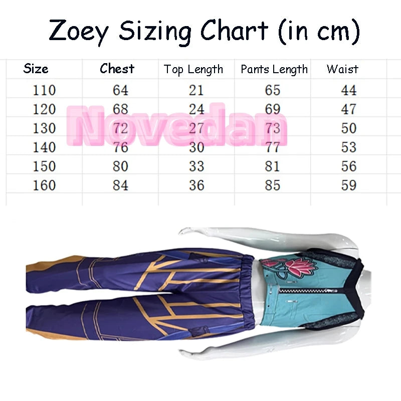 Huntrix Kpop K Pop Demon Hunters Rumi Zoey Mira Cosplay Costume Kids Girls Halloween Stage 3D Printed Pattern Role Play Clothes
