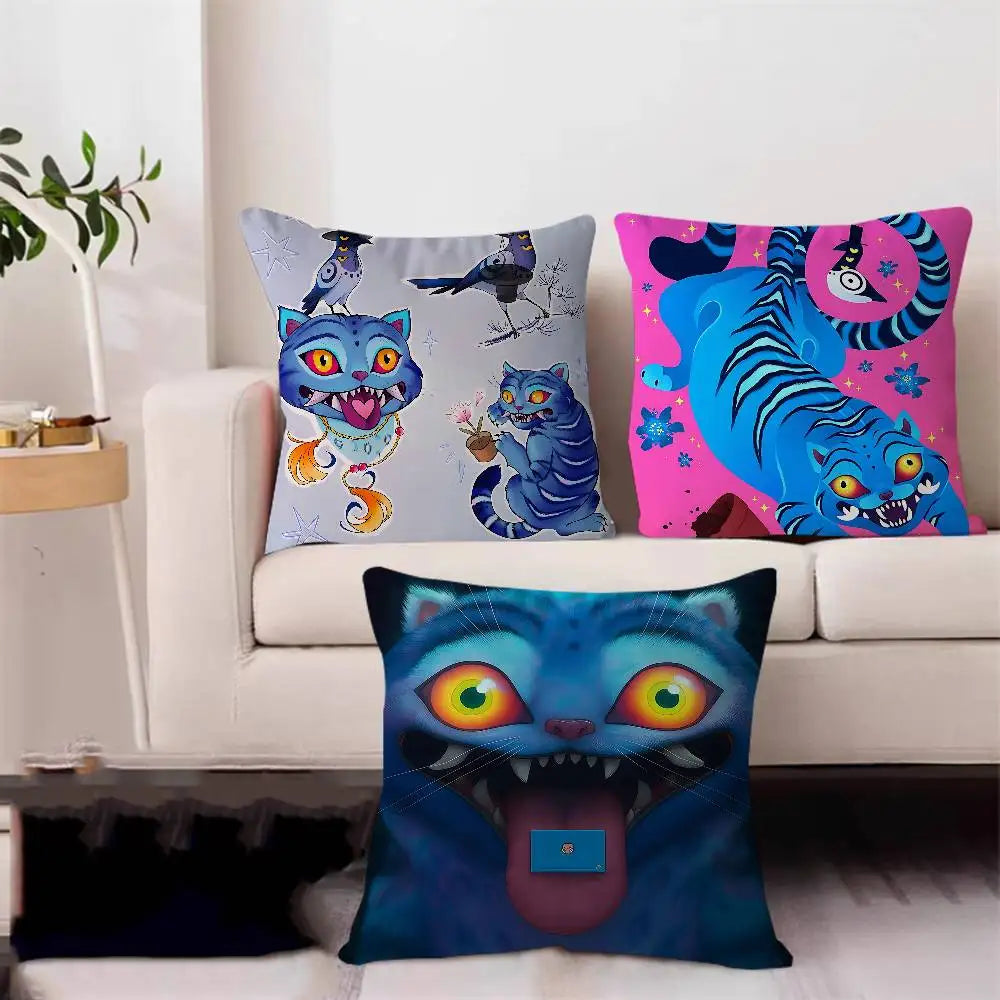 KPop Demon Hunters Tiger Pillowcases Home Bedding Decorative Pillow Cover Wedding Super Soft Pillow Case