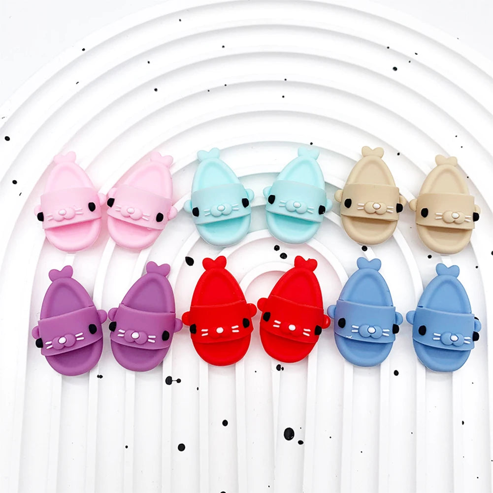 (Shoes Only)17cm Labubu Accessories Shoes Dolls Can Wear Shark Slippers Fun and Stylish Casual Shoes for Playtime