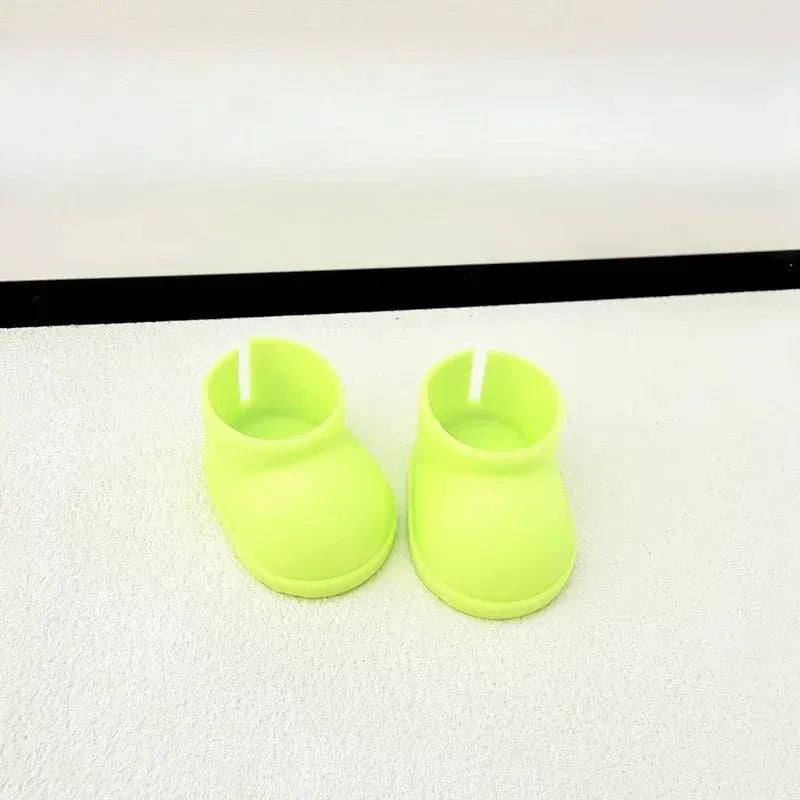 (Shoes Only)17cm Labubu Accessories Shoes Dolls Can Wear Shark Slippers Fun and Stylish Casual Shoes for Playtime
