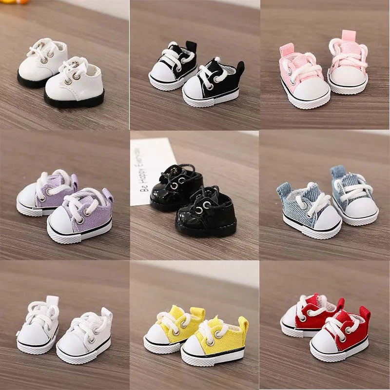 For LABUBU Leather Shoes Suitable for 17cm Cotton Dolls Shoes Boots Toys Casual Sports Shoes Dolls Accessories DIY Doll Toys