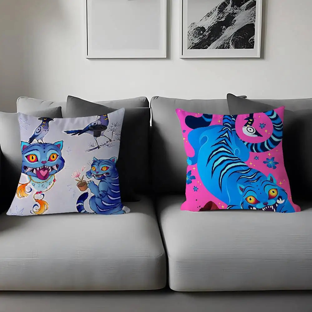 KPop Demon Hunters Tiger Pillowcases Home Bedding Decorative Pillow Cover Wedding Super Soft Pillow Case
