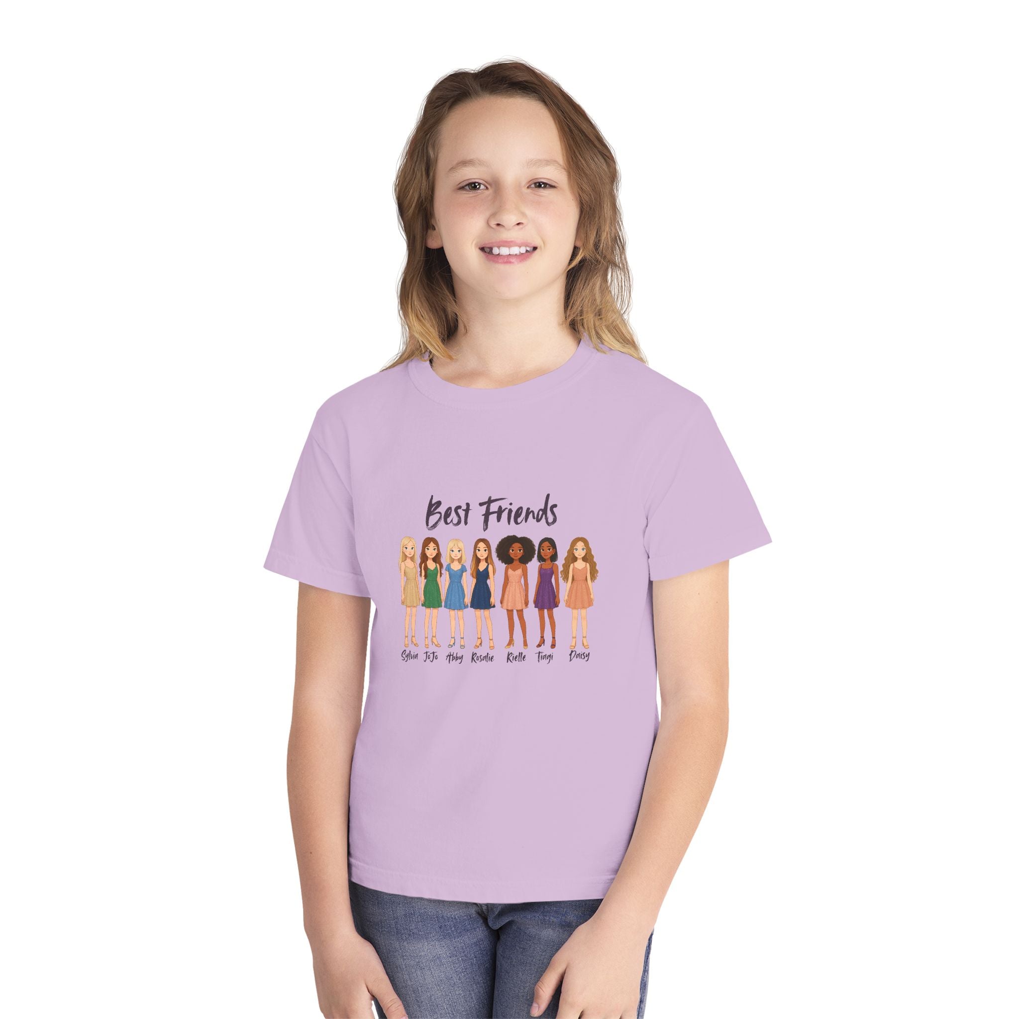 Sylvia's Best Friends Youth Midweight Tee - Design by Sylvia