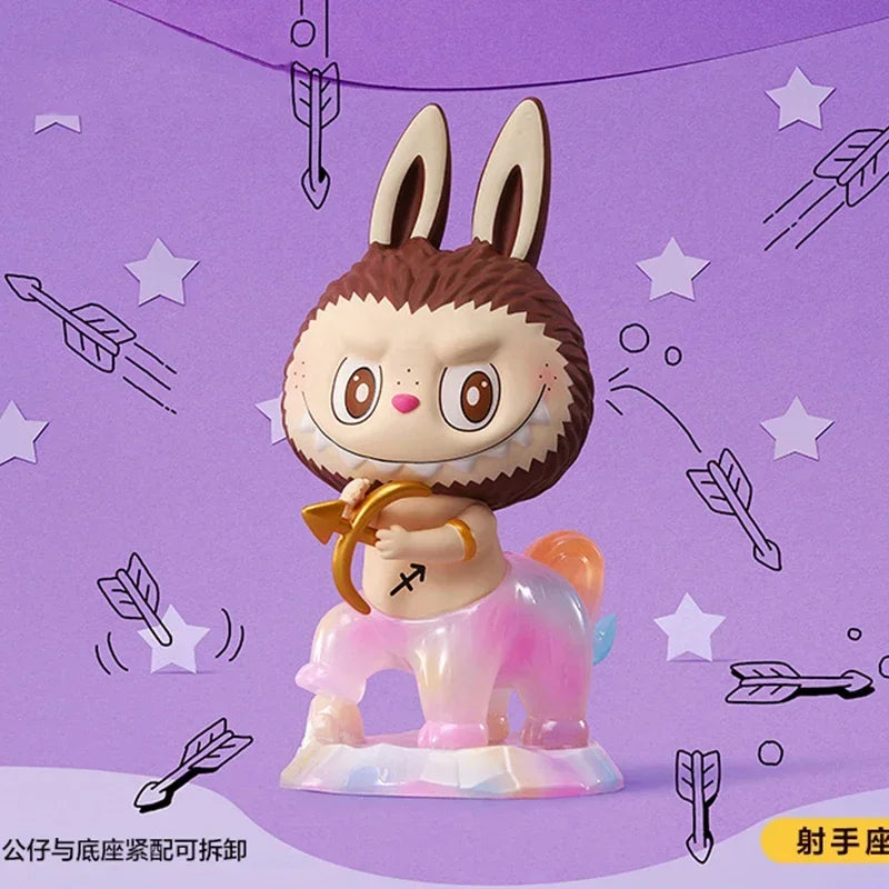 POP MART LABUBU THE MONSTERS Constellation Series Blind Box Toys Kawaii Anime Action Figure Surprise Mystery Box Dolls Girl Gift