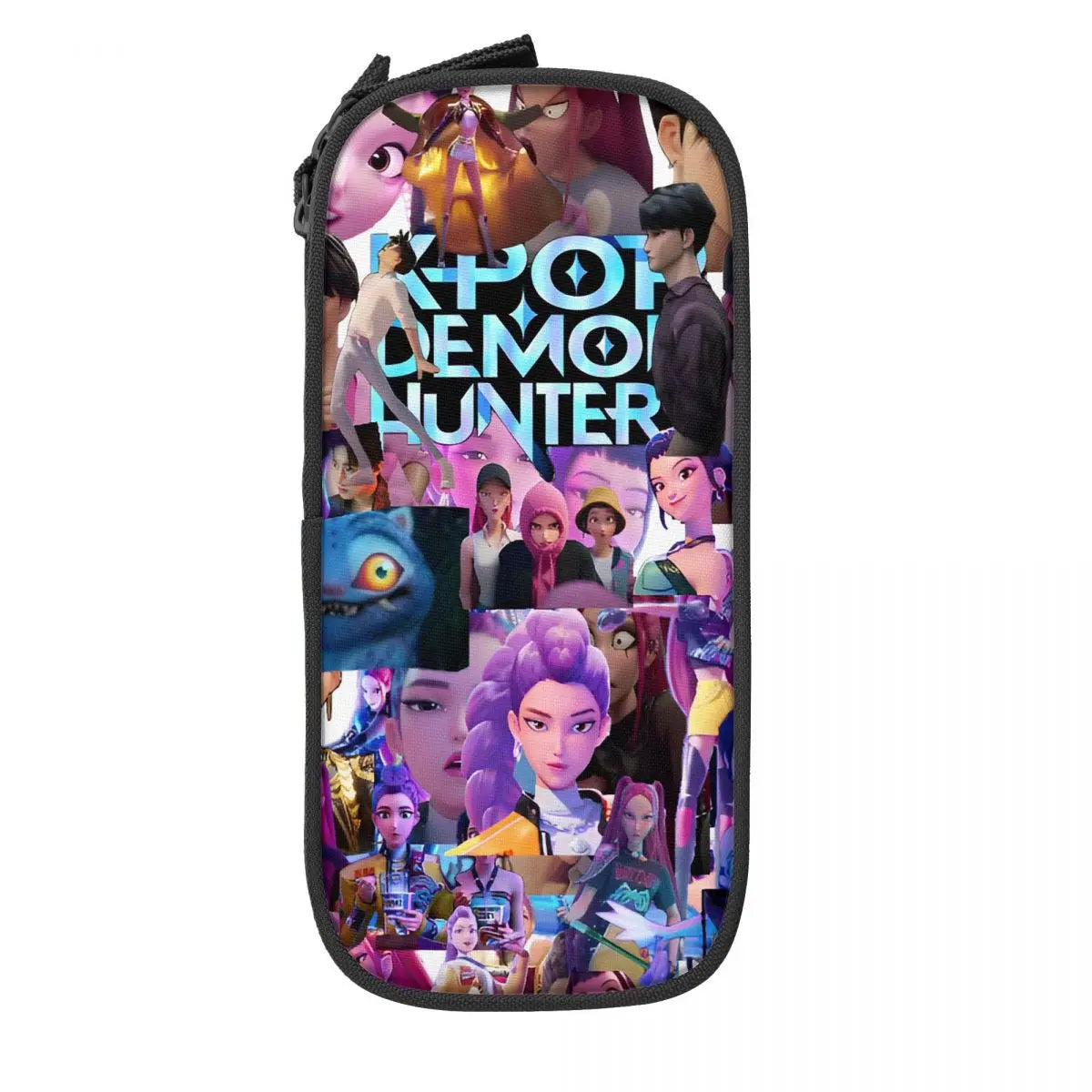 Huntrix Saja Boys Pencil Case Creative Huntrix - Kpop Demon Hunters Pen Bag Girl Boy Large Storage Office Cosmetic Pencilcases