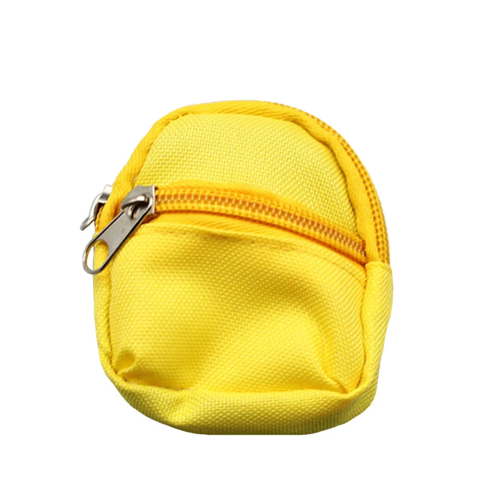 Labubu Canvas Doll Backpack Accessories Multi-color for Labubu Plush Doll 1/6 BJD Barbie Blythes Ropa Doll Bag Toys Accessories