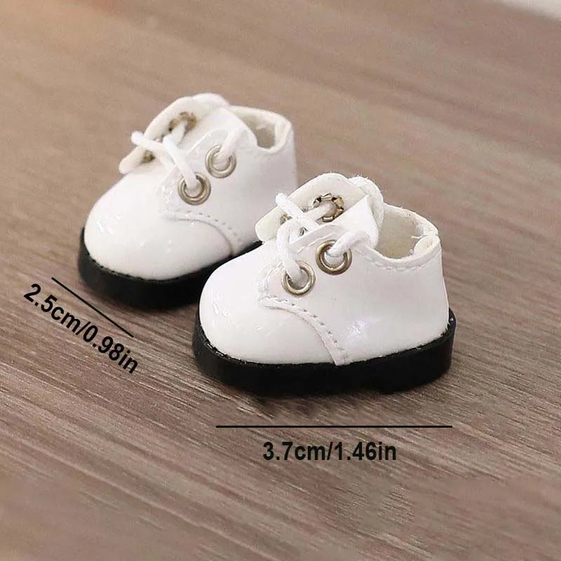 For LABUBU Leather Shoes Suitable for 17cm Cotton Dolls Shoes Boots Toys Casual Sports Shoes Dolls Accessories DIY Doll Toys