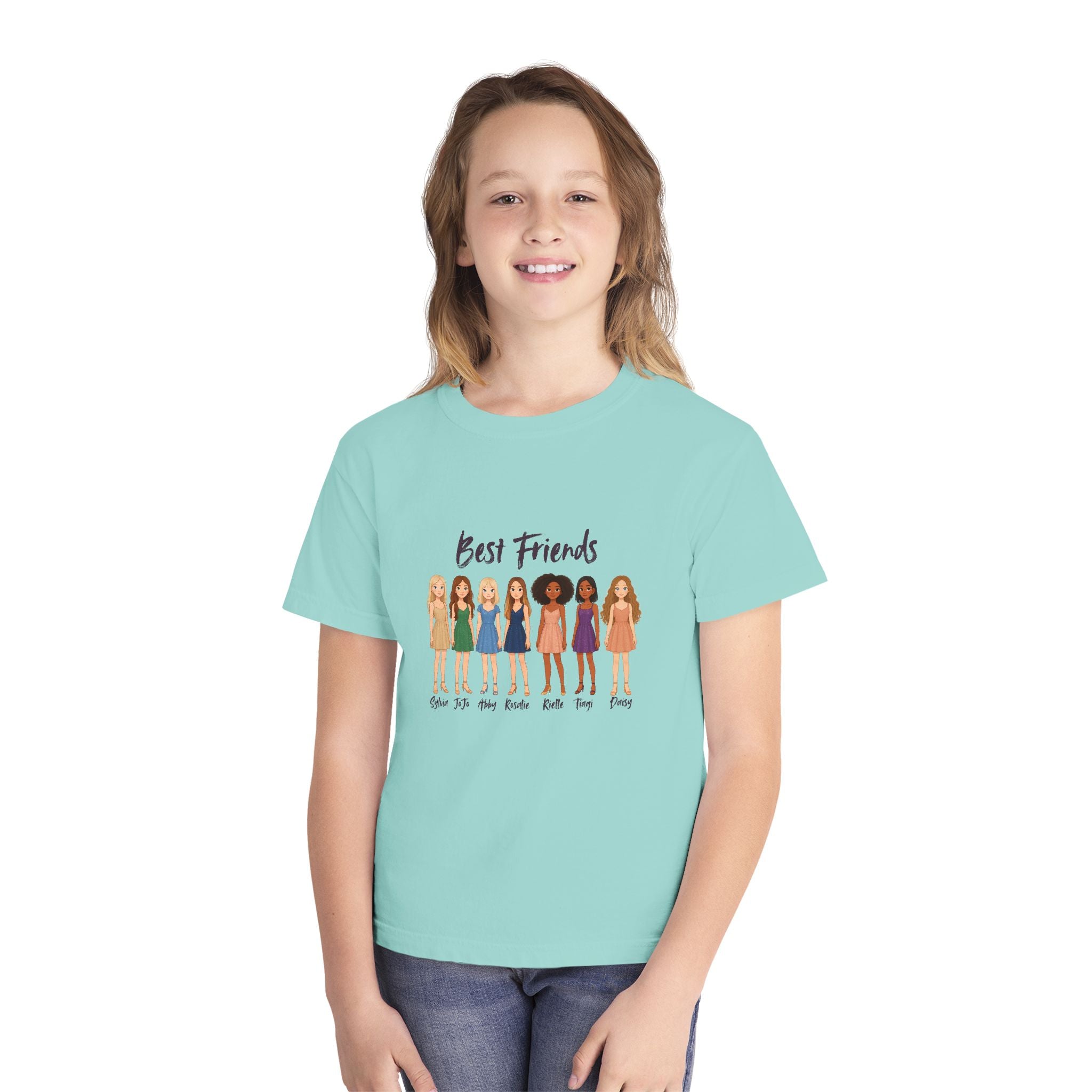 Sylvia's Best Friends Youth Midweight Tee - Design by Sylvia
