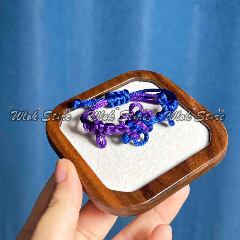 KPop Demon Hunters Rumi Cosplay Accessories Chinese Knot Braided Bracelet HUNTR/X Idol Mira Zoey Friendship Bracelet Party Gifts
