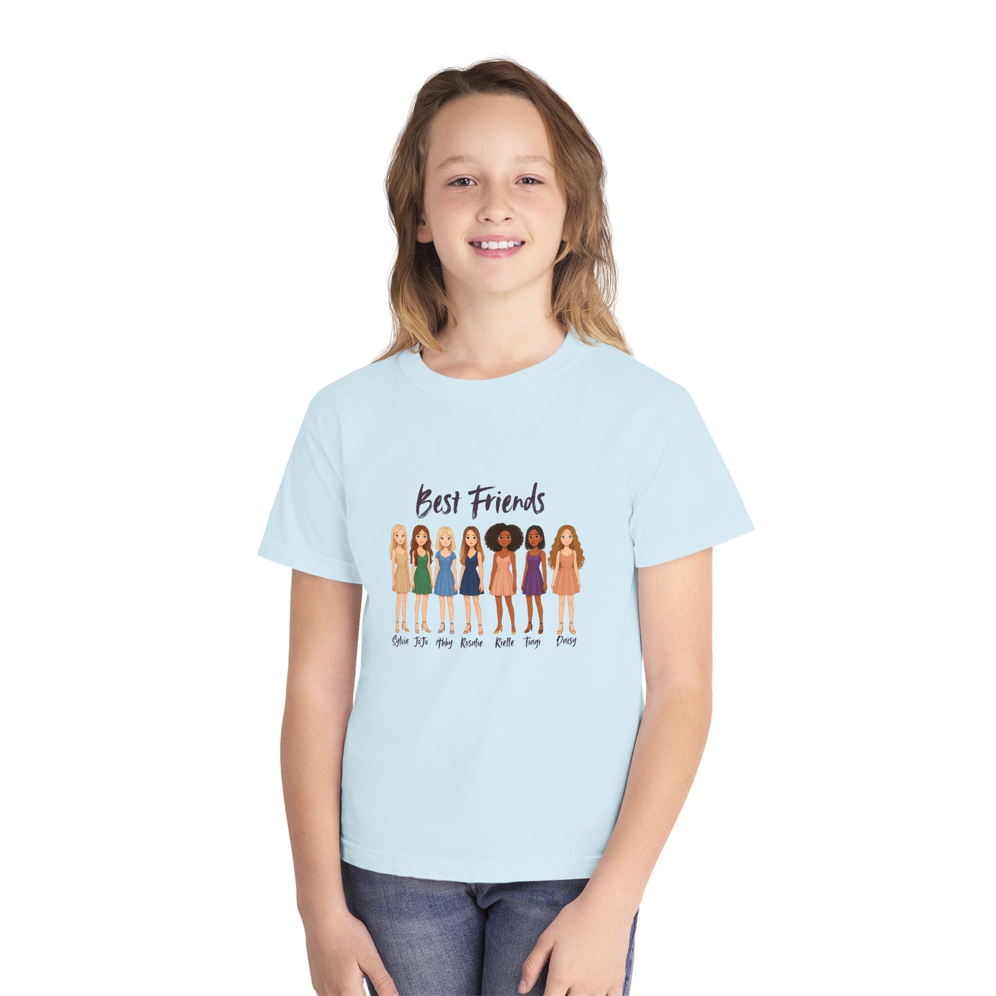 Sylvia's Best Friends Youth Midweight Tee - Design by Sylvia