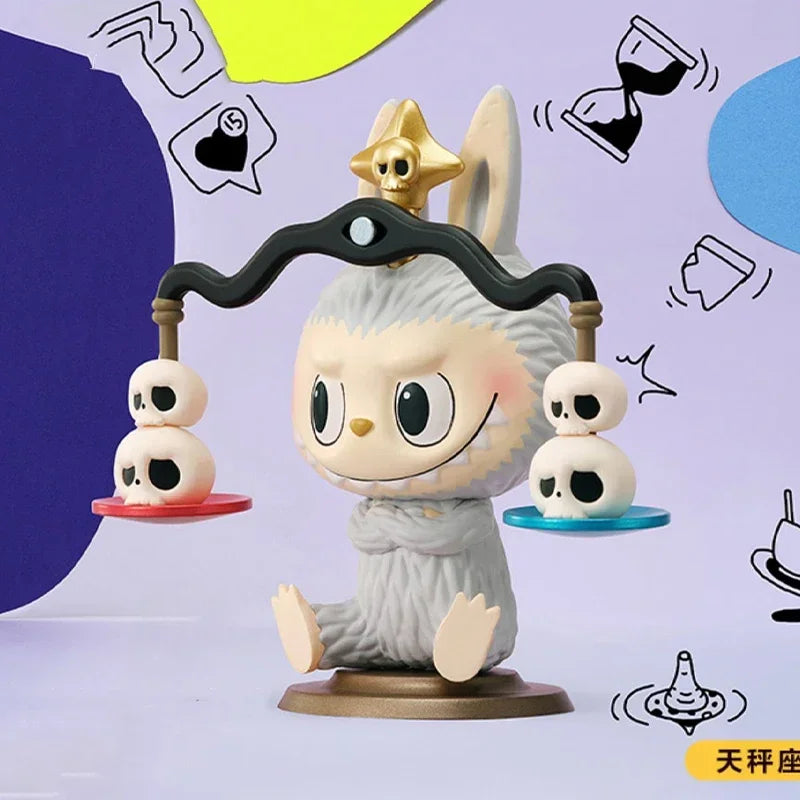 POP MART LABUBU THE MONSTERS Constellation Series Blind Box Toys Kawaii Anime Action Figure Surprise Mystery Box Dolls Girl Gift