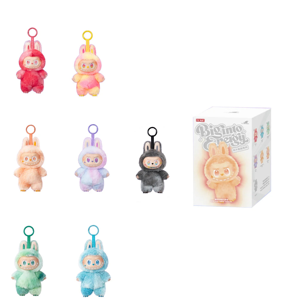 Genuine Popmart The Monsters Labubu V3 Big Into Energy Series Blind Box Vinyl Plush Doll Bag Pendant Mystery Box Cute Toy Gift