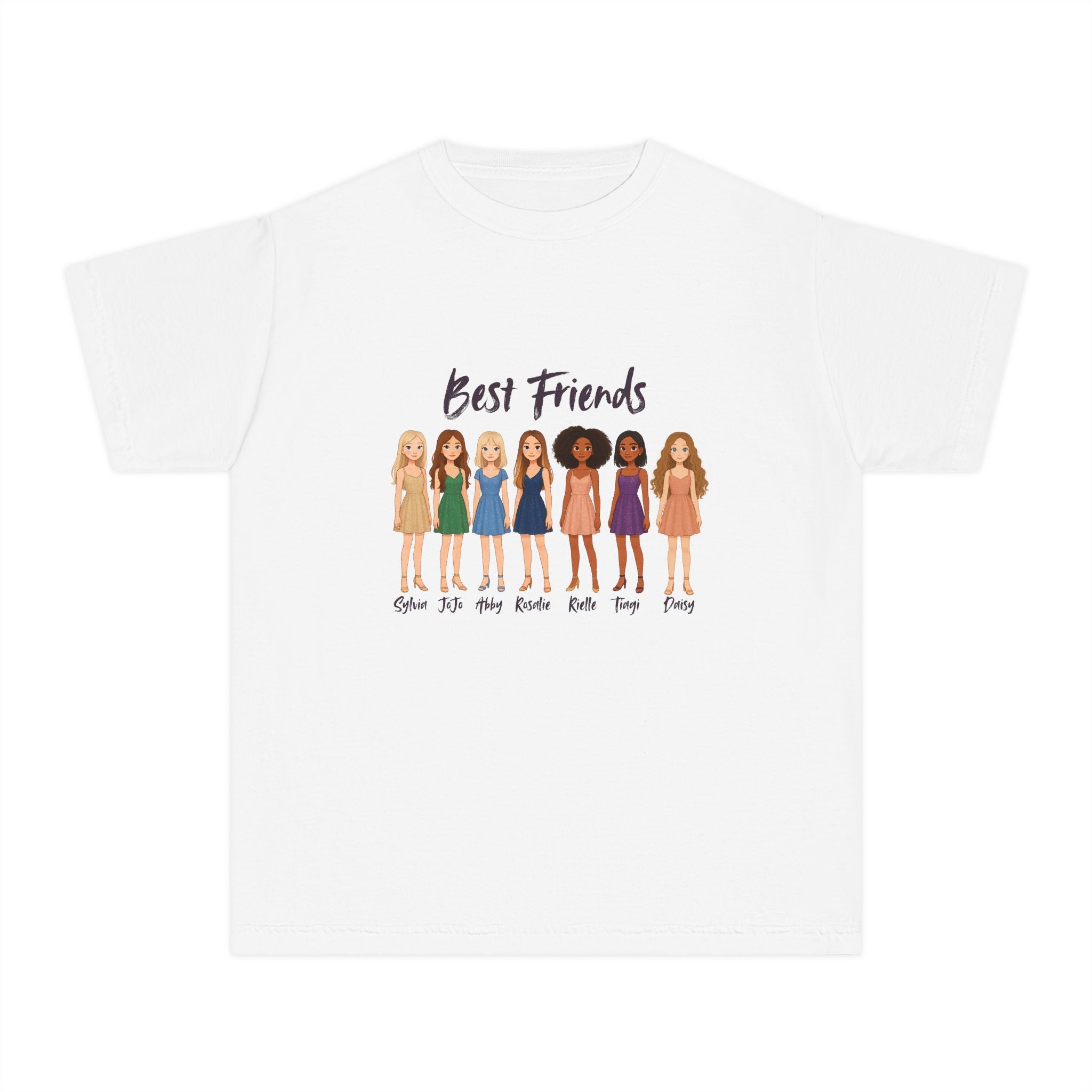 Sylvia's Best Friends Youth Midweight Tee - Design by Sylvia