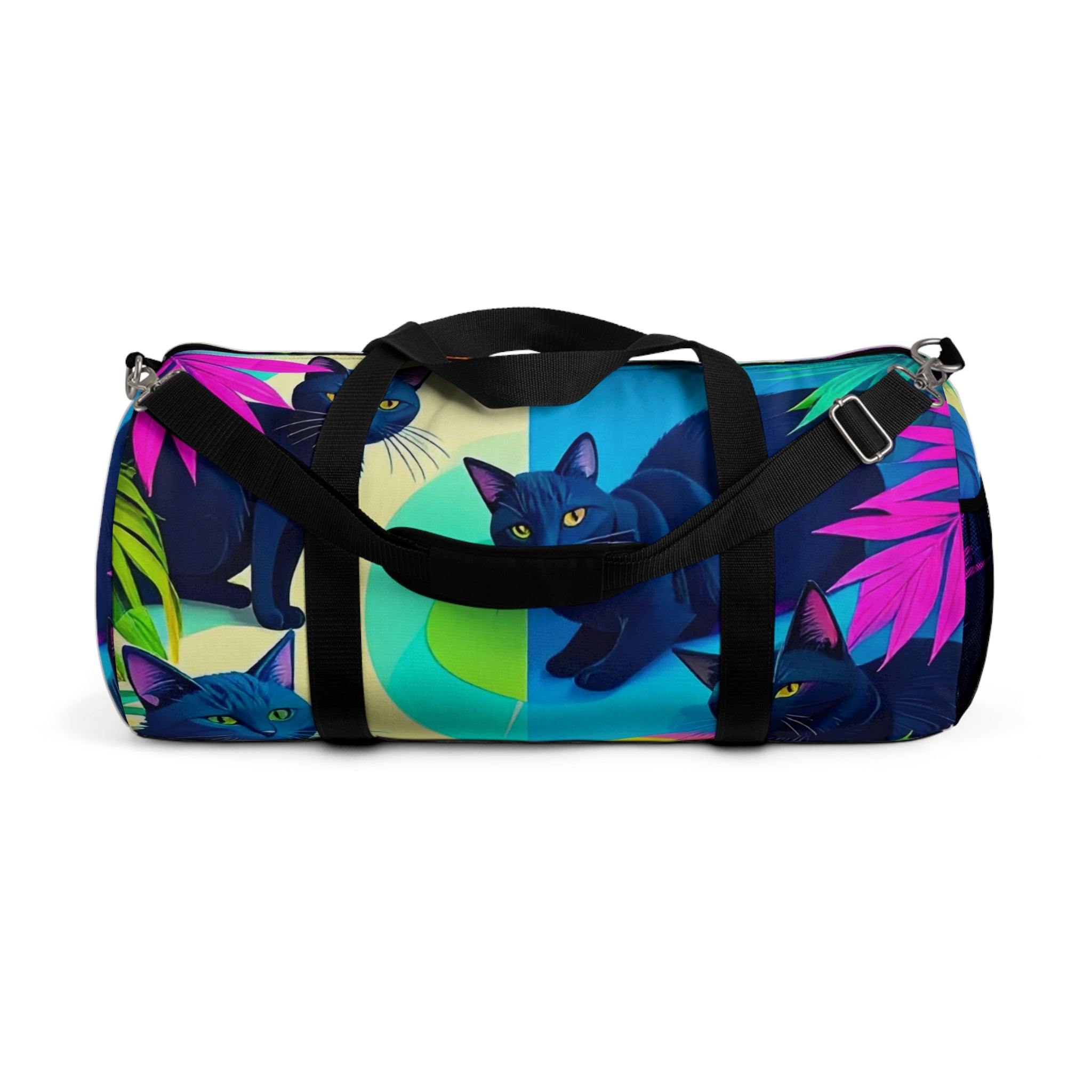 Sylvia's Black Cat Duffel Bag