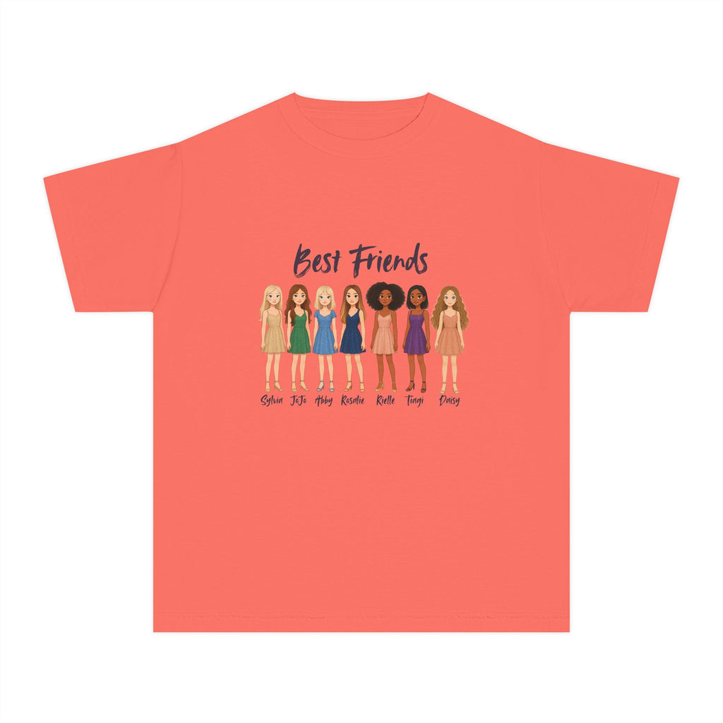 Sylvia's Best Friends Youth Midweight Tee - Design by Sylvia