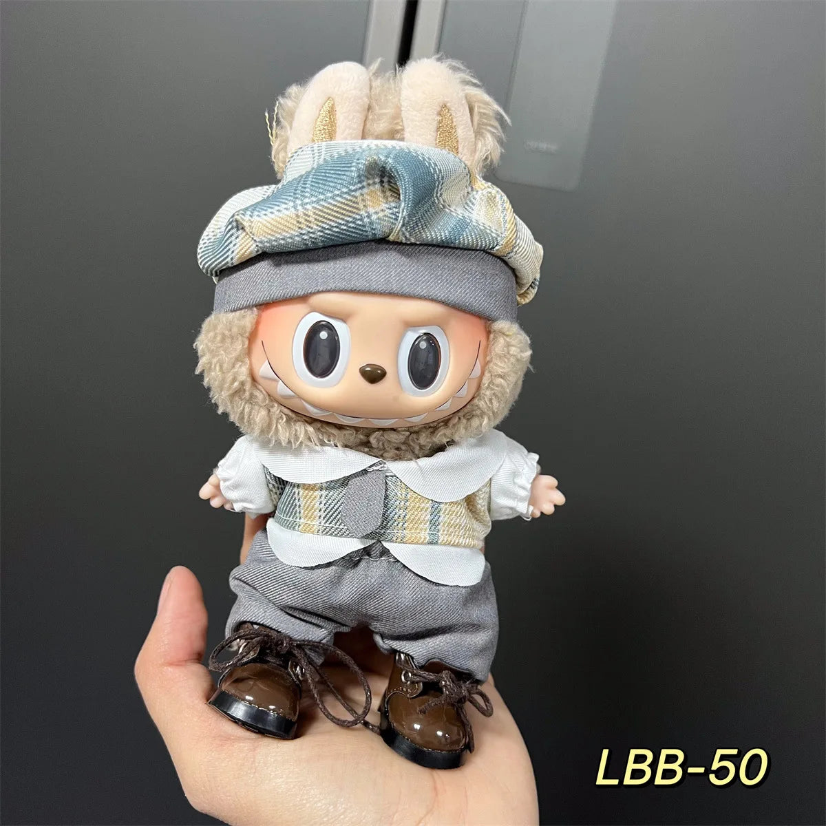 Labubu Doll Clothes Outfit Accessories For 17cm Labubu V2 V1 Doll's Clothing Dress Up DIY Toys Labubu Vintage Clothes Accessory