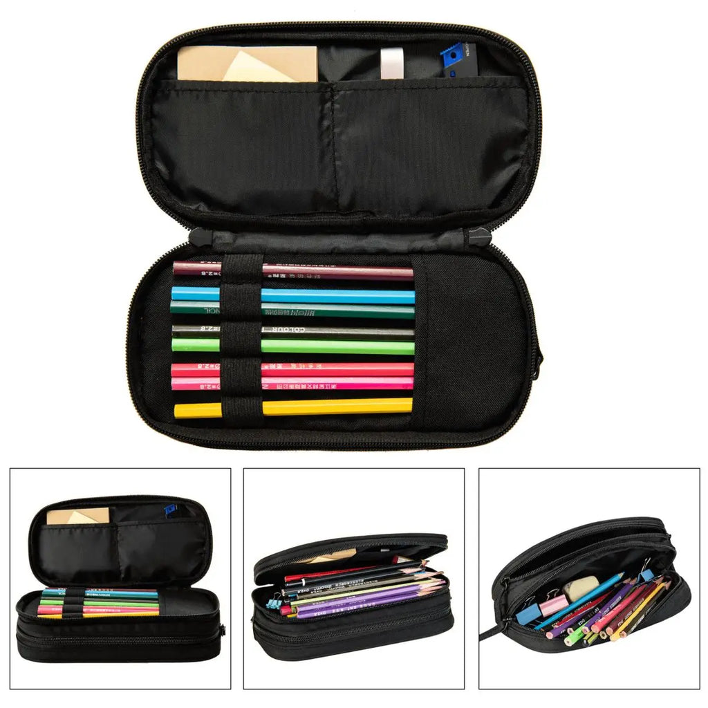 Huntrix Saja Boys Pencil Case Creative Huntrix - Kpop Demon Hunters Pen Bag Girl Boy Large Storage Office Cosmetic Pencilcases