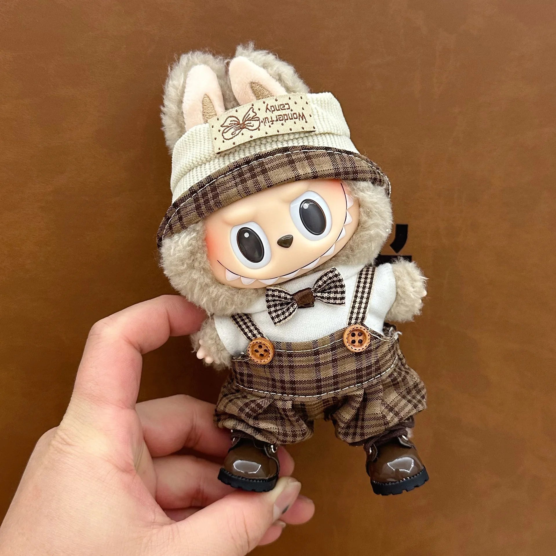 Doll Clothes For 15-17CM I II III Labubu Outfits Mini Plush Cotton Idol Doll Universal Clothing Sitting Party Accessories Gifts