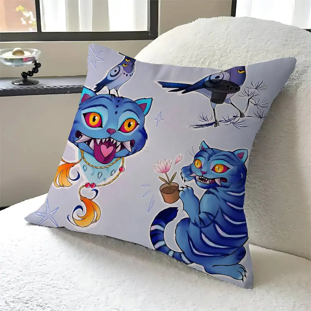 KPop Demon Hunters Tiger Pillowcases Home Bedding Decorative Pillow Cover Wedding Super Soft Pillow Case