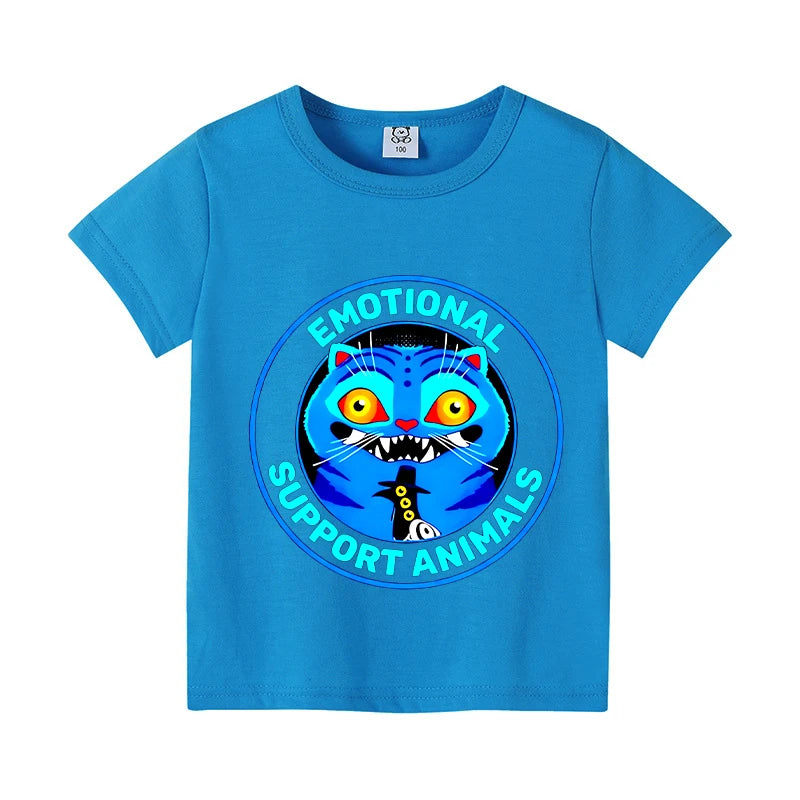 Kpop Demon Hunters T-shirts for Boys Girls Anime Cartoon Cute Short Sleeved Top Children Summer Fashion T-shirt Kids Clothes