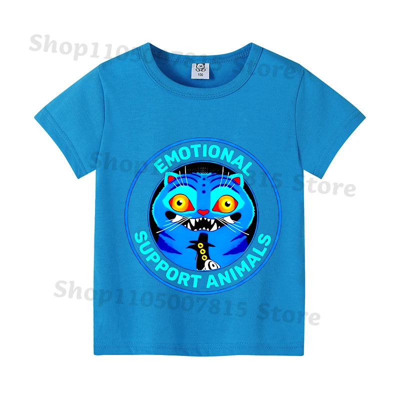 Kpop Demon Hunters T-shirts for Boys Girls Anime Cartoon Cute Short Sleeved Top Children Summer Fashion T-shirt Kids Clothes