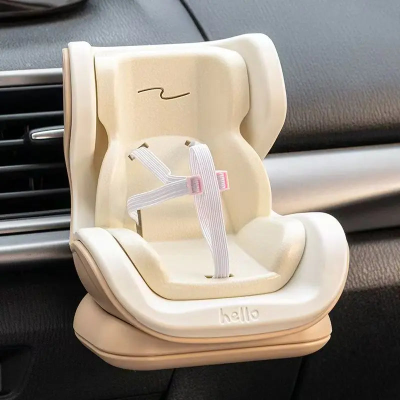 Labubu Car Seat Second Generation Sitting Party Safety Seat Air Outlet Accessories Car dollar storage Gift for Labubu Fan