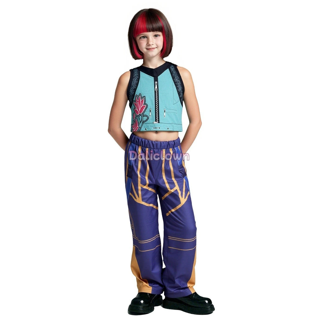 Huntrix KPop Demon Hunters Mira Zoey Rumi Cosplay Costume Kids Baby Girls Birthday Party Dress Anime Uniform Halloween Costume