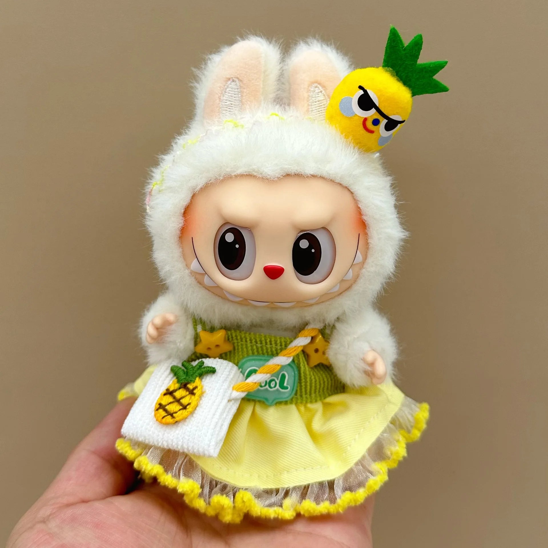 Doll Clothes For 15-17CM I II III Labubu Outfits Mini Plush Cotton Idol Doll Universal Clothing Sitting Party Accessories Gifts