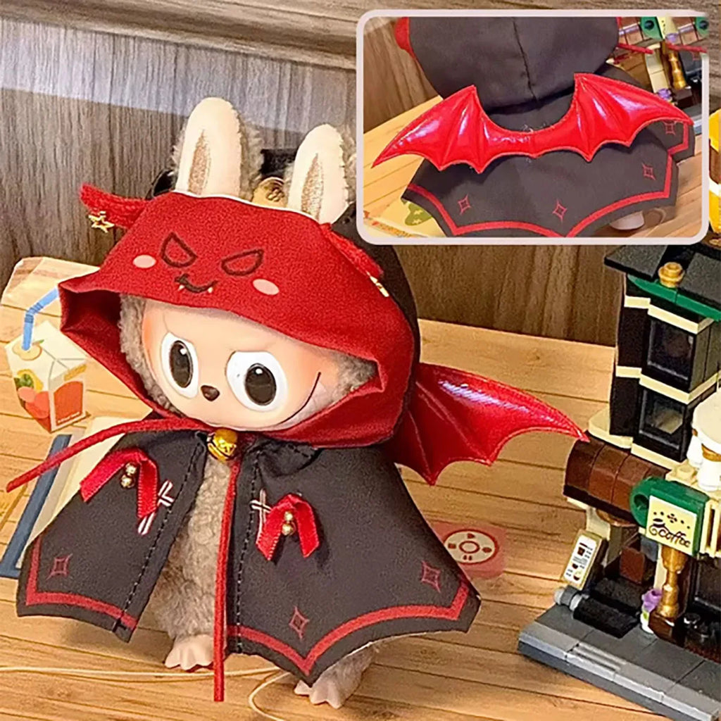 Cute Doll Clothes Outfit Accessories For Labubu V2 V1 Party Dress Set Little Devil Outfits Gifts Only clothes, no dolls ﻿