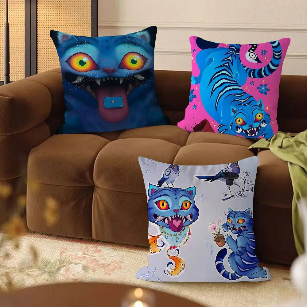 KPop Demon Hunters Tiger Pillowcases Home Bedding Decorative Pillow Cover Wedding Super Soft Pillow Case