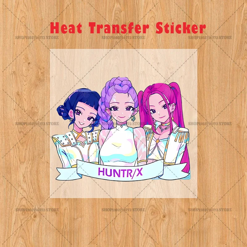 Kpop Demon Hunters Bento Lunch Box Anime Huntrix Letter A-Z Food Containers Kids School Picnic Lunchbox Office Dinner Case Gift