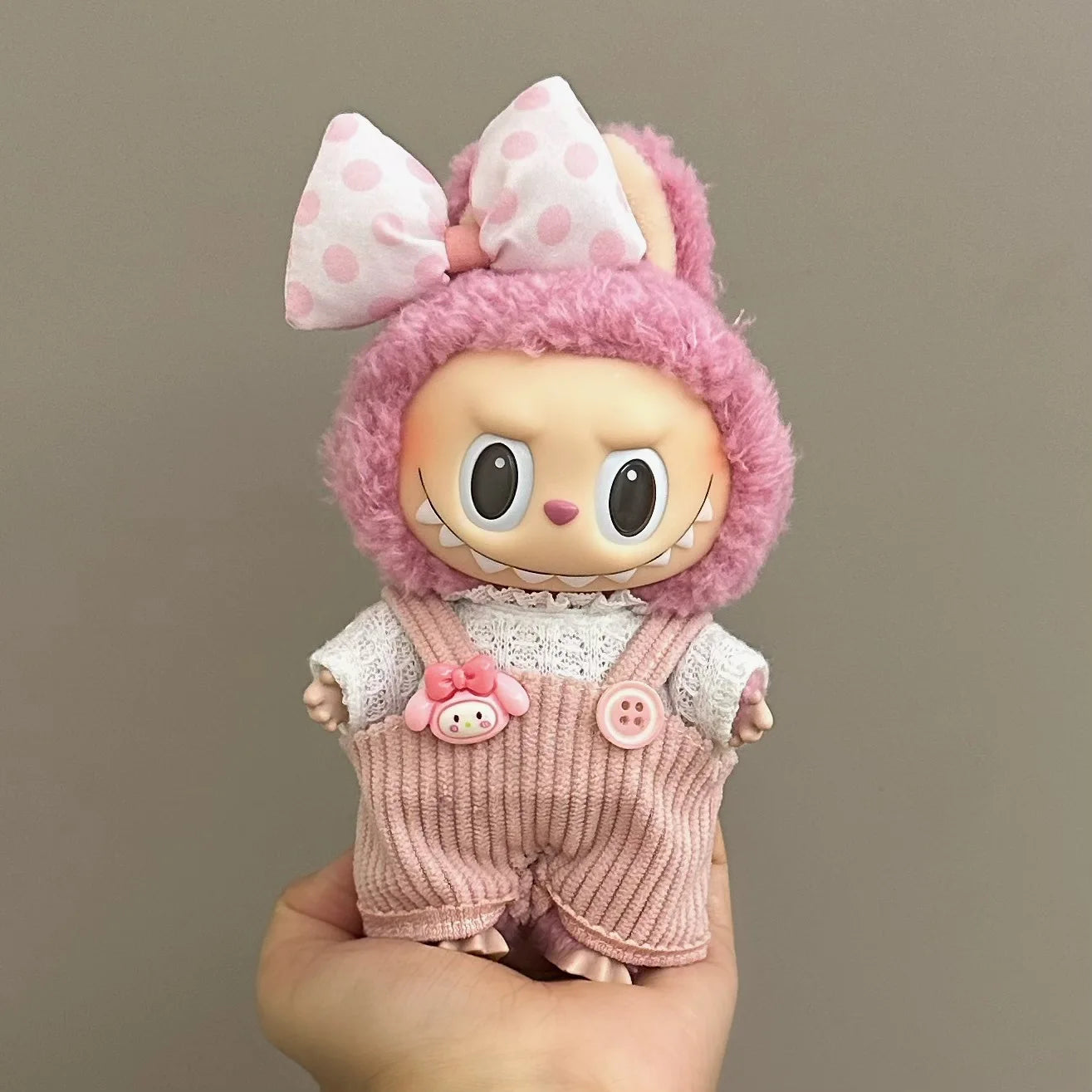 Doll Clothes For 15-17CM I II III Labubu Outfits Mini Plush Cotton Idol Doll Universal Clothing Sitting Party Accessories Gifts