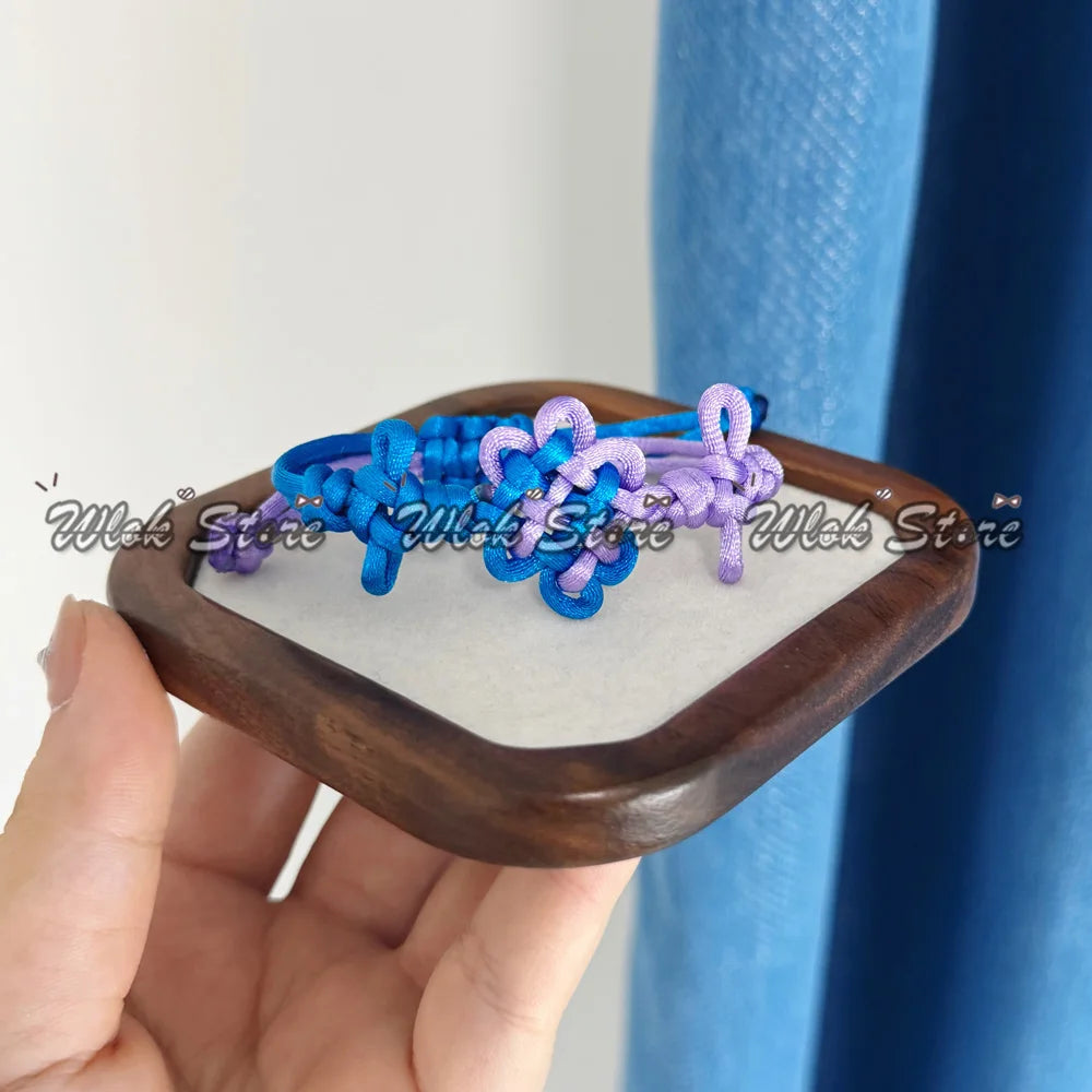 KPop Demon Hunters Rumi Cosplay Accessories Chinese Knot Braided Bracelet HUNTR/X Idol Mira Zoey Friendship Bracelet Party Gifts