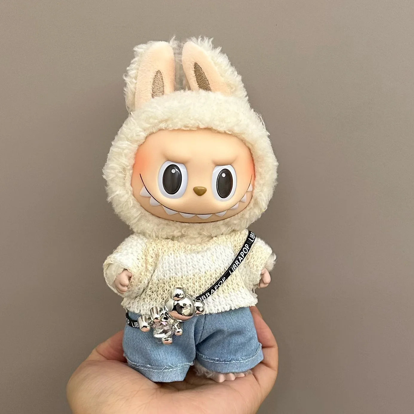 Doll Clothes For 15-17CM I II III Labubu Outfits Mini Plush Cotton Idol Doll Universal Clothing Sitting Party Accessories Gifts