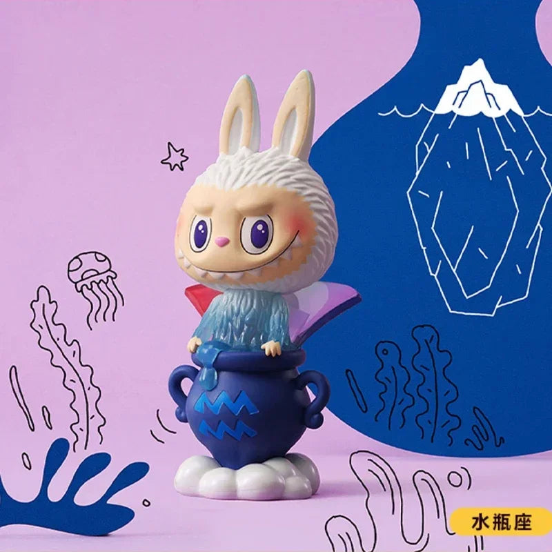 POP MART LABUBU THE MONSTERS Constellation Series Blind Box Toys Kawaii Anime Action Figure Surprise Mystery Box Dolls Girl Gift