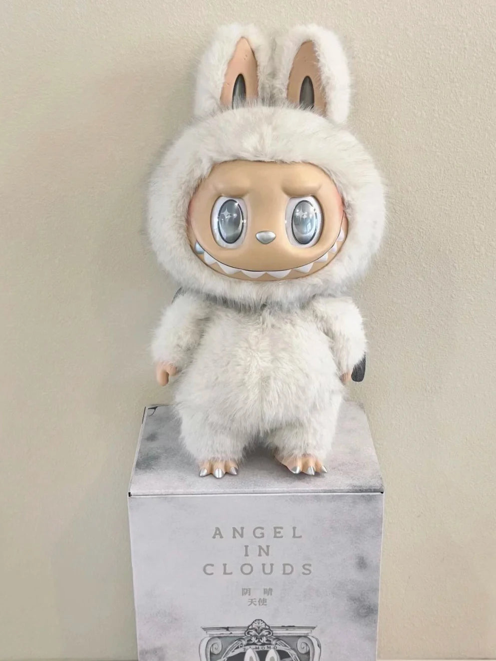 Authentic Pop Mart labubu zimomo Archangel and Big Boss series vinyl figurine Cute plush toy figurines of big kids xmas gifts