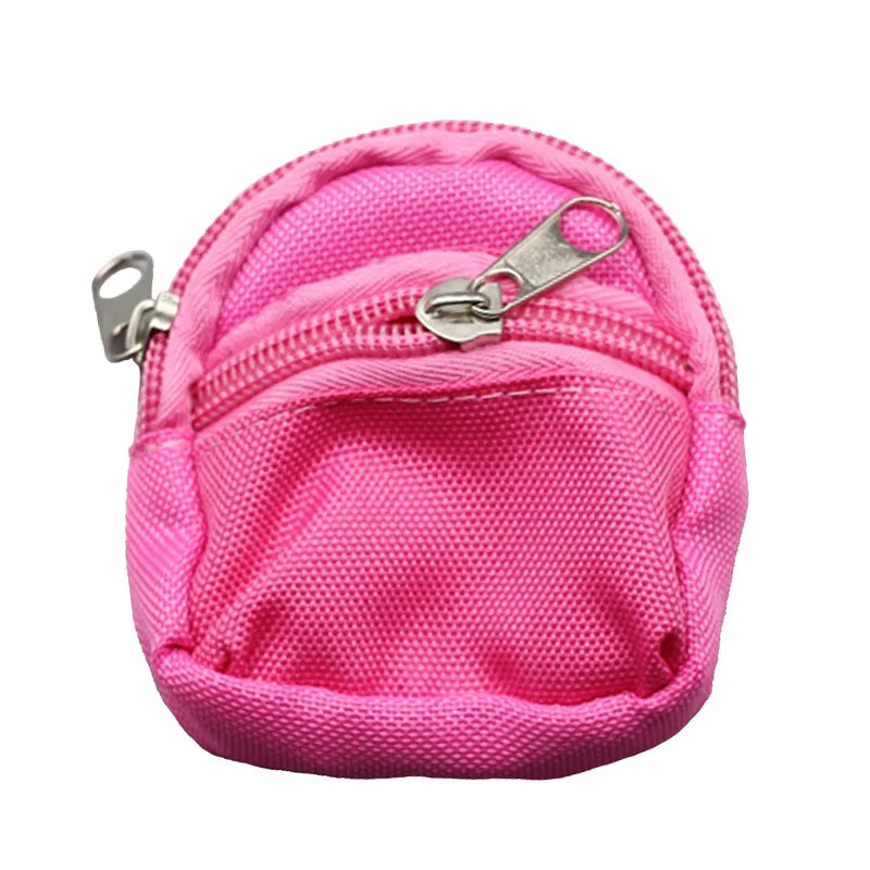 Labubu Canvas Doll Backpack Accessories Multi-color for Labubu Plush Doll 1/6 BJD Barbie Blythes Ropa Doll Bag Toys Accessories