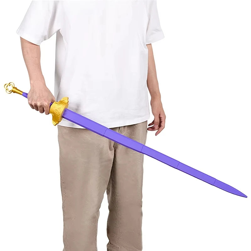 Rumi Sword KPOP Demons Hunter Cosplay Costume Accessories Arms Weaponns Long Knife Purple Sword Halloween Carnival Suit Props