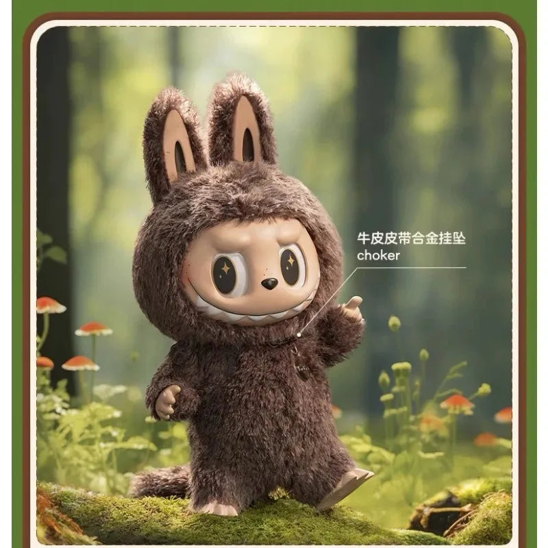 Authentic Pop Mart labubu zimomo Archangel and Big Boss series vinyl figurine Cute plush toy figurines of big kids xmas gifts