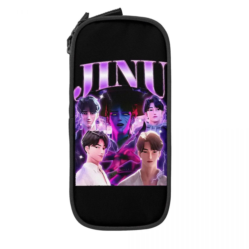 Huntrix Saja Boys Pencil Case Creative Huntrix - Kpop Demon Hunters Pen Bag Girl Boy Large Storage Office Cosmetic Pencilcases